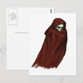 Red Death Ghost - Grim Sensenmann Postkarte (Vorne/Hinten)