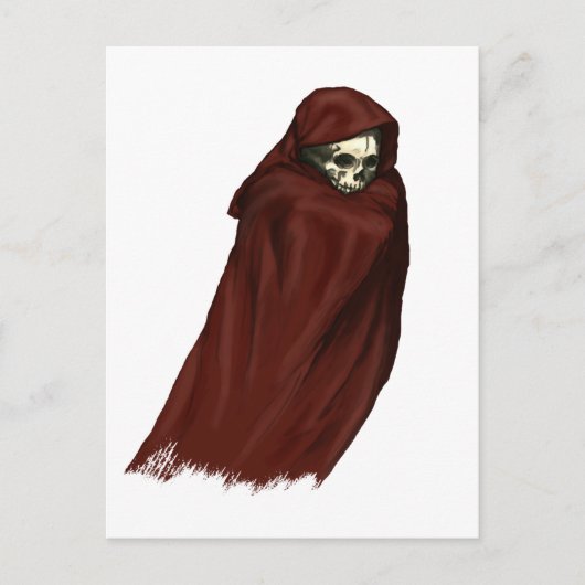 Red Death Ghost - Grim Sensenmann Postkarte (Vorderseite)