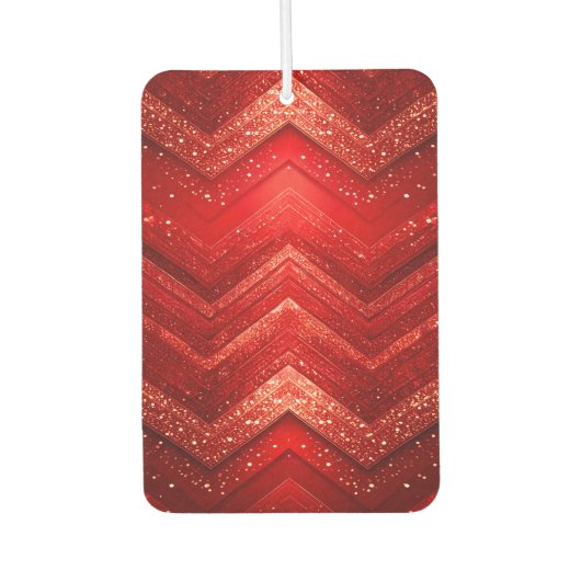 Red Decoration Glitzer Air Freshener Autolufterfrischer (Vorderseite)
