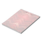 Red Decoration Notepad Notizblock (Rotiert)