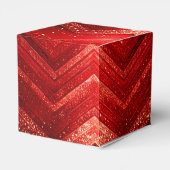 Red Decoration Weihnachts Glitzer Holiday Favor Bo Geschenkschachtel (Rückseite)