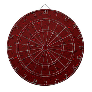 Red Decorative Dartboard Dartscheibe