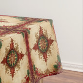 Red Decorative Holiday Tablecloth Tischdecke (Beispiel)