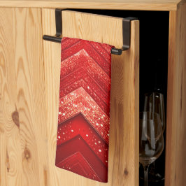 Red Decorative Weihnachtsküche Handtuch