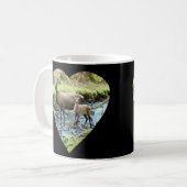 Red Deer Doe and Baby Deer Tasse (Vorderseite Links)