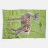 Red Deer Fawn Kitchtuch Geschirrtuch (Horizontal)