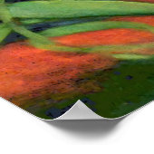 Red Deer II von Franz Marc Classic Malerei Poster (Ecke)