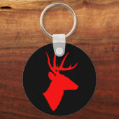 Red Deer Keychain Schlüsselanhänger (Vorderseite)