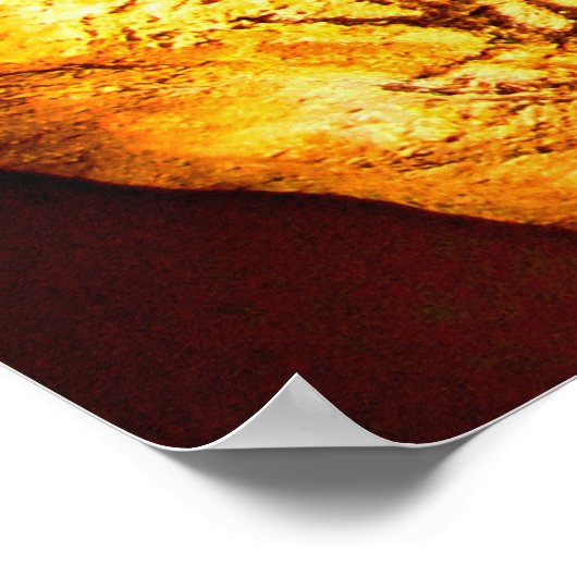 Red Deer of Lascaux Poster (Ecke)