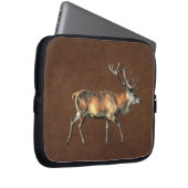 Red Deer Stag Wildlife Animal Design Laptopschutzhülle (Vorne Rechts)