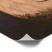 Red Deer Stags Poster (Ecke)