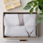 Red Deer Tartan Scala Wasserfarbe Seidenpapier (Geschenk)