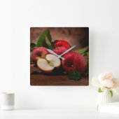 Red Delicious Äpfel Große Uhr (Zuhause)