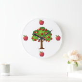 Red Delicious Äpfel Große Uhr (Zuhause)