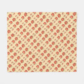 Red Delicious Äpfel Schullehrer Lehre Obst Fleecedecke (Vorderseite (Horizontal))