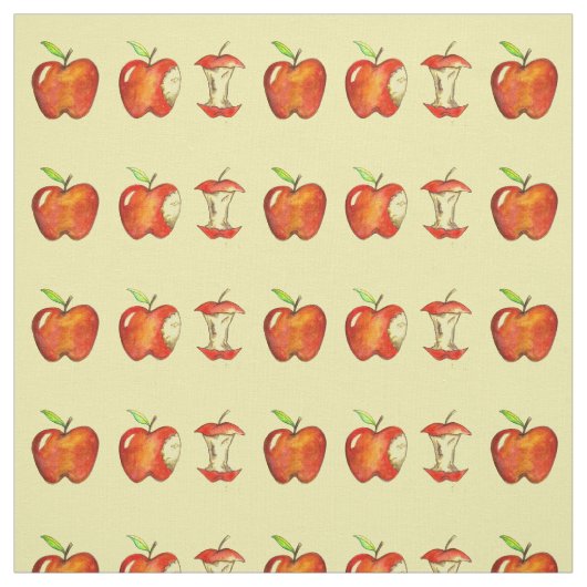 Red Delicious Apfeläpfel Fruchtstoffe Stoff (Muster)