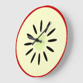 Red Delicious Apple Große Wanduhr (Winkel)