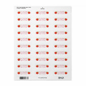 Red Delicious Apple mit Wurmmarke (Vorne)