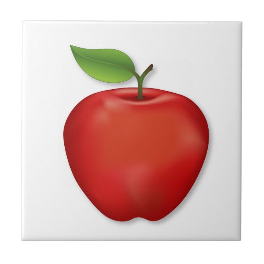 Red Delicious Apple Tile Fliese (Vorderseite)