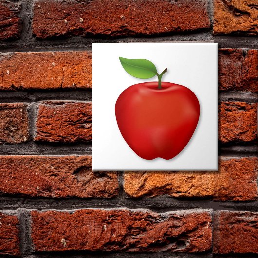 Red Delicious Apple Tile Fliese