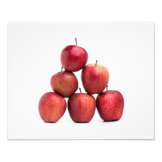 Red Delicious Apples Pyramide Fotodruck (Vorne)