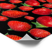 Red Delicious Erdbeeren, Poster (Ecke)