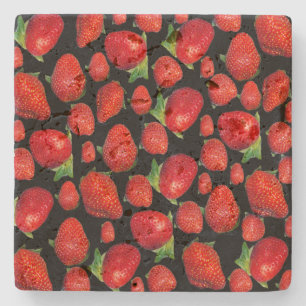 Red Delicious Erdbeeren, Steinuntersetzer