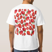 Red Delicious Erdbeeren, T-Shirt (Rückseite)
