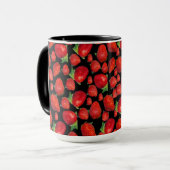 Red Delicious Erdbeeren, Tasse (Vorderseite Links)