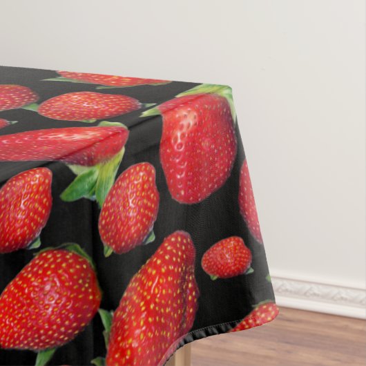 Red Delicious Erdbeeren, Tischdecke (Beispiel)