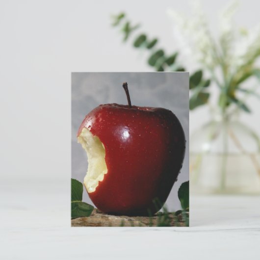 Red Delicious Postkarte (Stehend Vorderseite)
