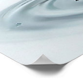 Red Delphin Art Poster (Ecke)