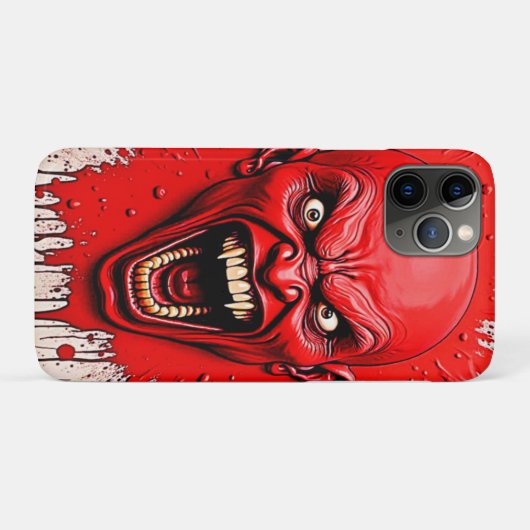 Red Demon Fury Art Case-Mate iPhone Hülle (Rückseite (Horizontal))