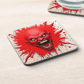 Red Demon Fury Art Getränkeuntersetzer (Linke Seite)