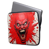 Red Demon Fury Art Laptopschutzhülle (Vorderseite Links)