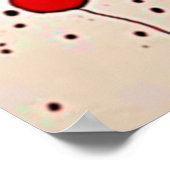 Red Demon Fury Art Poster (Ecke)