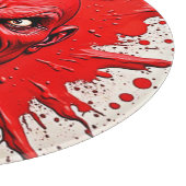 Red Demon Fury Art Schneidebrett (Ecke)