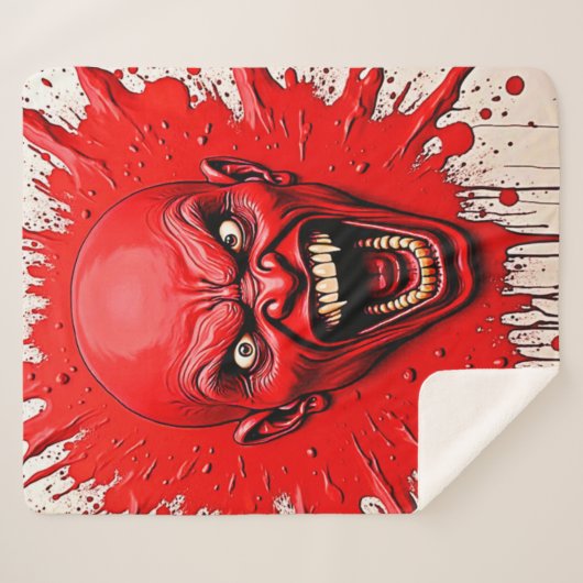 Red Demon Fury Art Sherpadecke (Vorderseite (Horizontal))