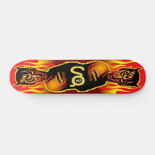Red Demon Skateboard (Horizontal)