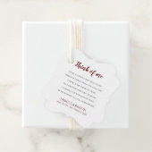 Red Denken Sie an mich Feier der Lebenskerze Geschenkanhänger (Beispiel)