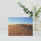Red Desert Sand - Postkarte (Stehend Vorderseite)