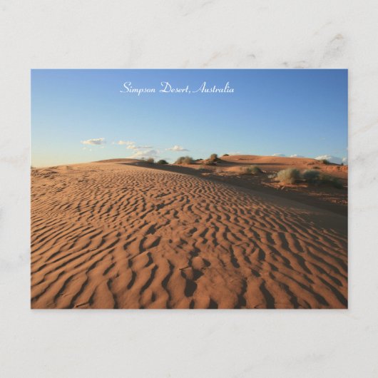 Red Desert Sand - Postkarte (Vorderseite)