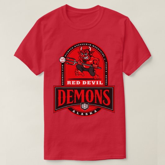 Red Devil Alaska Demons T-Shirt (Design vorne)