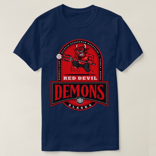 Red Devil Alaska Demons T-Shirt (Design vorne)