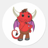 Red Devil Bat Stickers (Vorderseite)