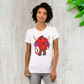 Red Devil Bat Womens T - Shirt