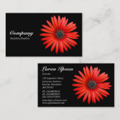 Red Devil - Black Visitenkarte (Vorne/Hinten)