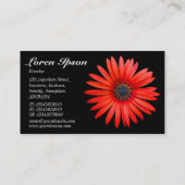 Red Devil - Black Visitenkarte (Rückseite)