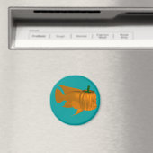 Red Devil Cichlid Magnet (In Situ (Geschirrspüler))