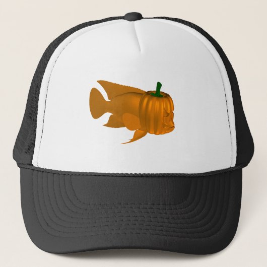 Red Devil Cichlid Truckerkappe (Vorderseite)